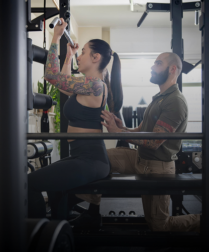 Allenamento in palestra